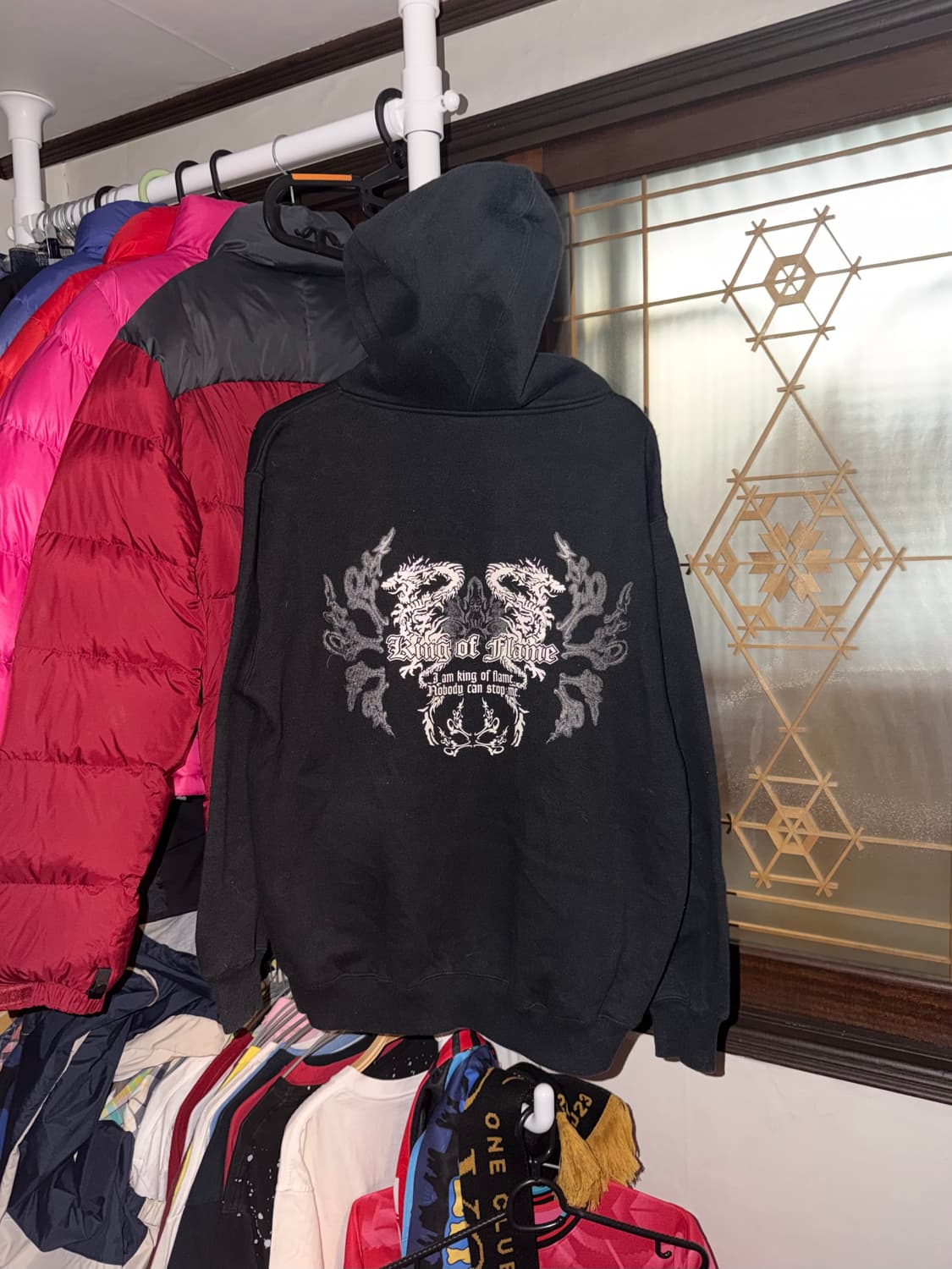 North Sea Ancestress 기모 후드 집업 후디 Y2K 상품이미지1