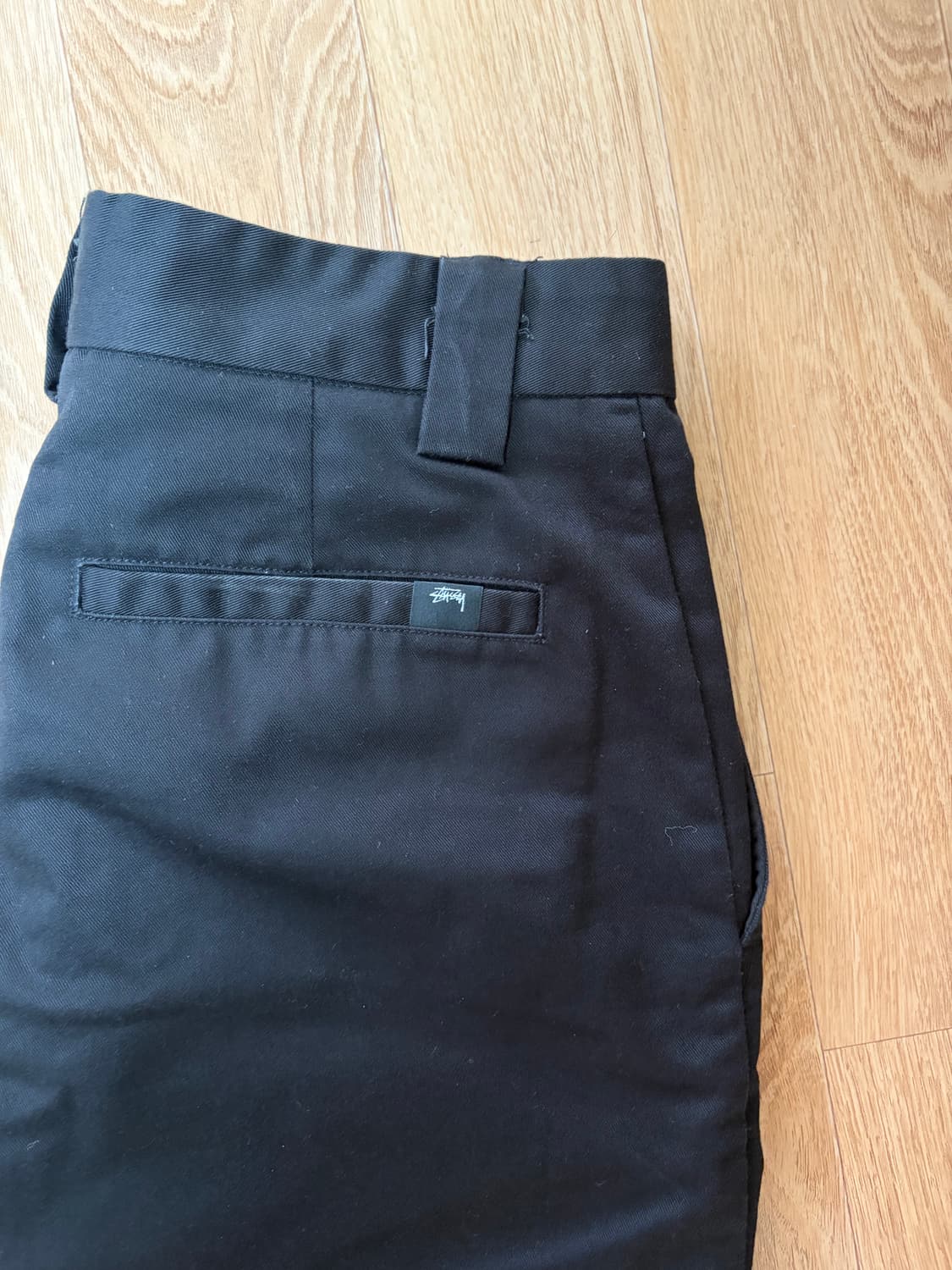 스투시 9부 블랙팬츠. (30사이즈) 상품이미지3