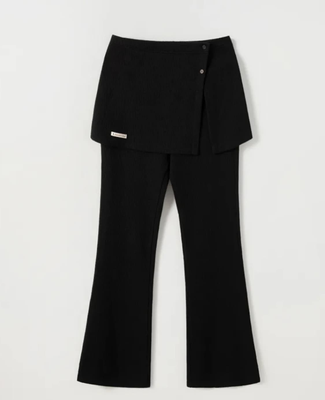 택o새제품) 포유어아이즈온리 Mary 랩 스커트 팬츠 블랙 ex M 상품이미지5