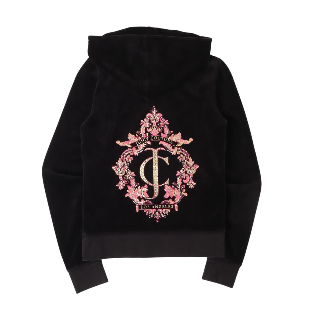 쥬시꾸뛰르 벨벳 벨루어 후드집업 상품이미지1