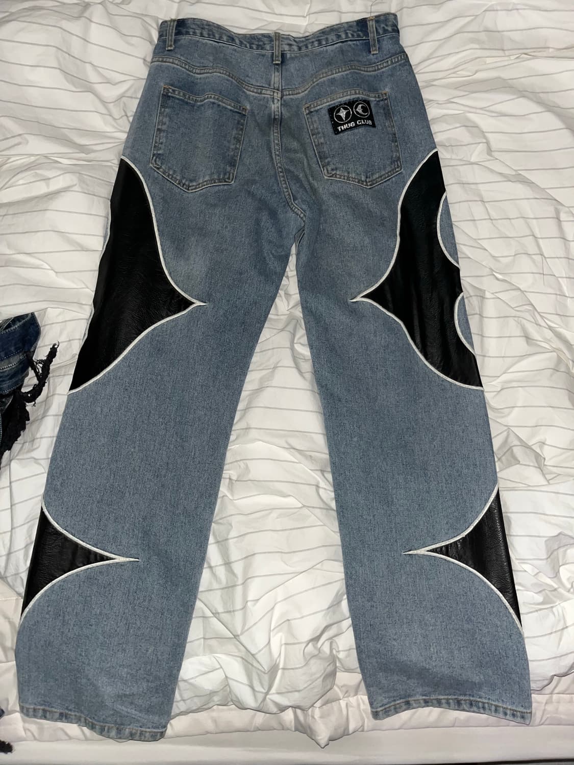 떠그클럽 레더팬츠 M 상품이미지2