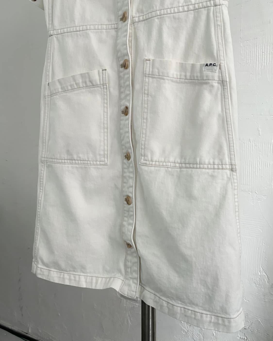 A.P.C. 아페쎄 도미닉 화이트 데님 원피스 상품이미지4