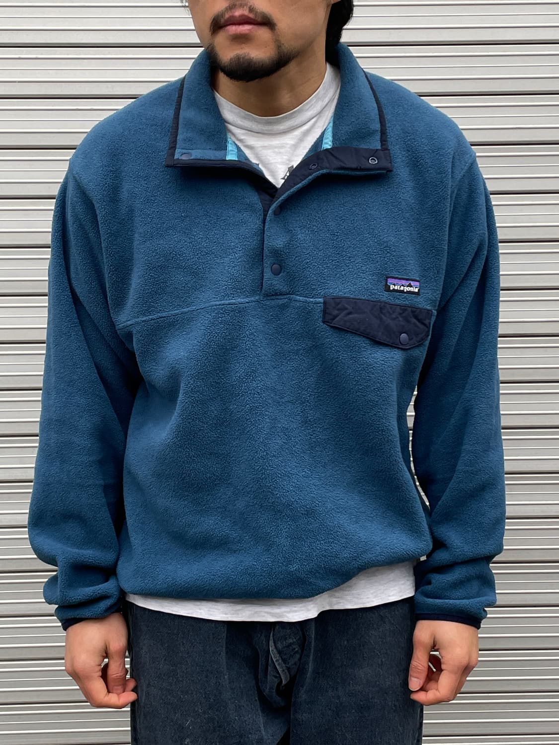 Patagonia Synchilla Navy&Blue Snap-T 상품이미지2