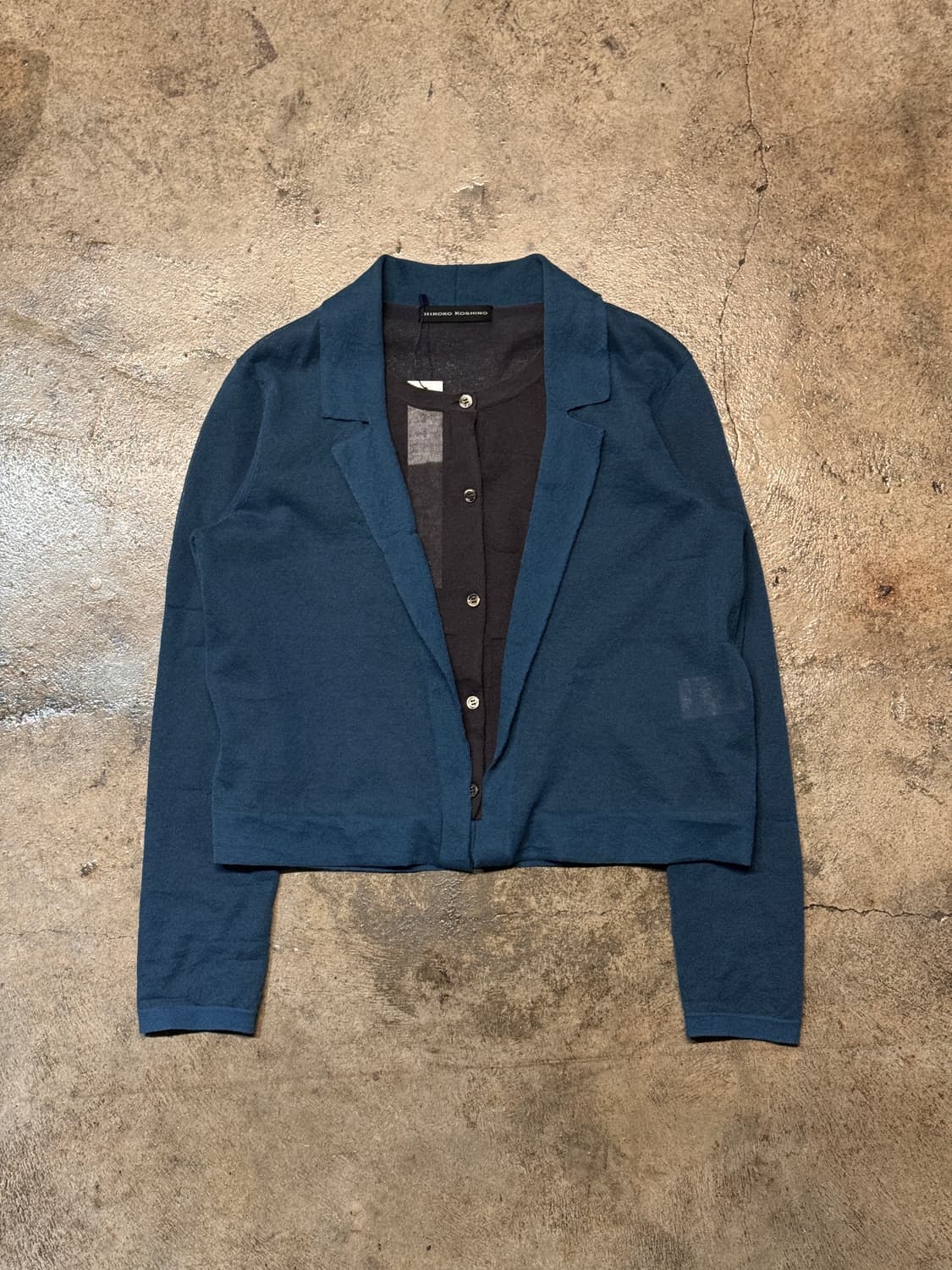 44-55 ) HIROKO KOSHINO Layered Cardigan 상품이미지1