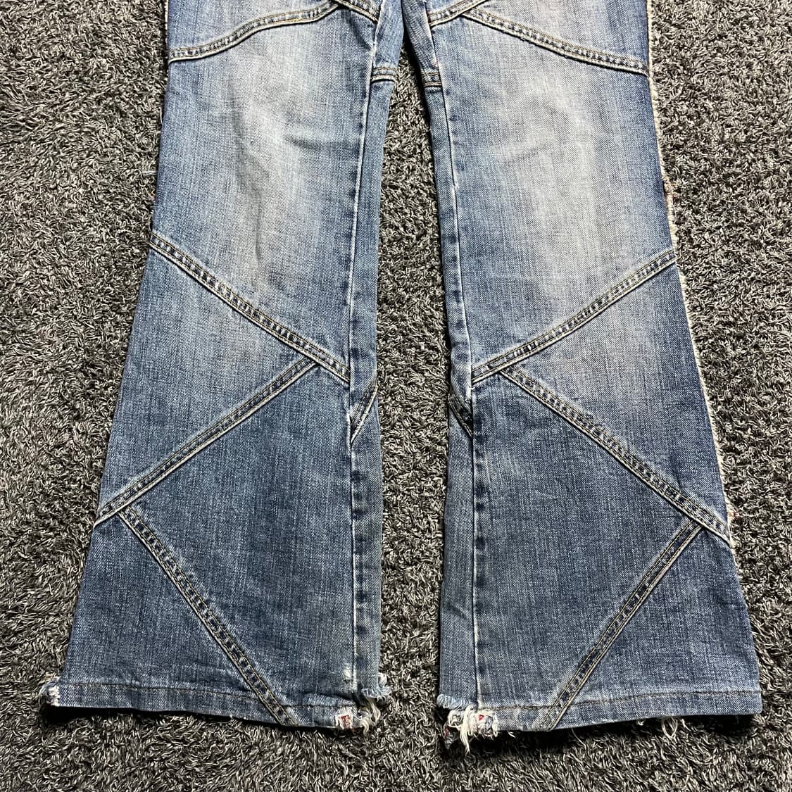 토네이도 마트 패치워크 부츠컷 진 상품이미지3