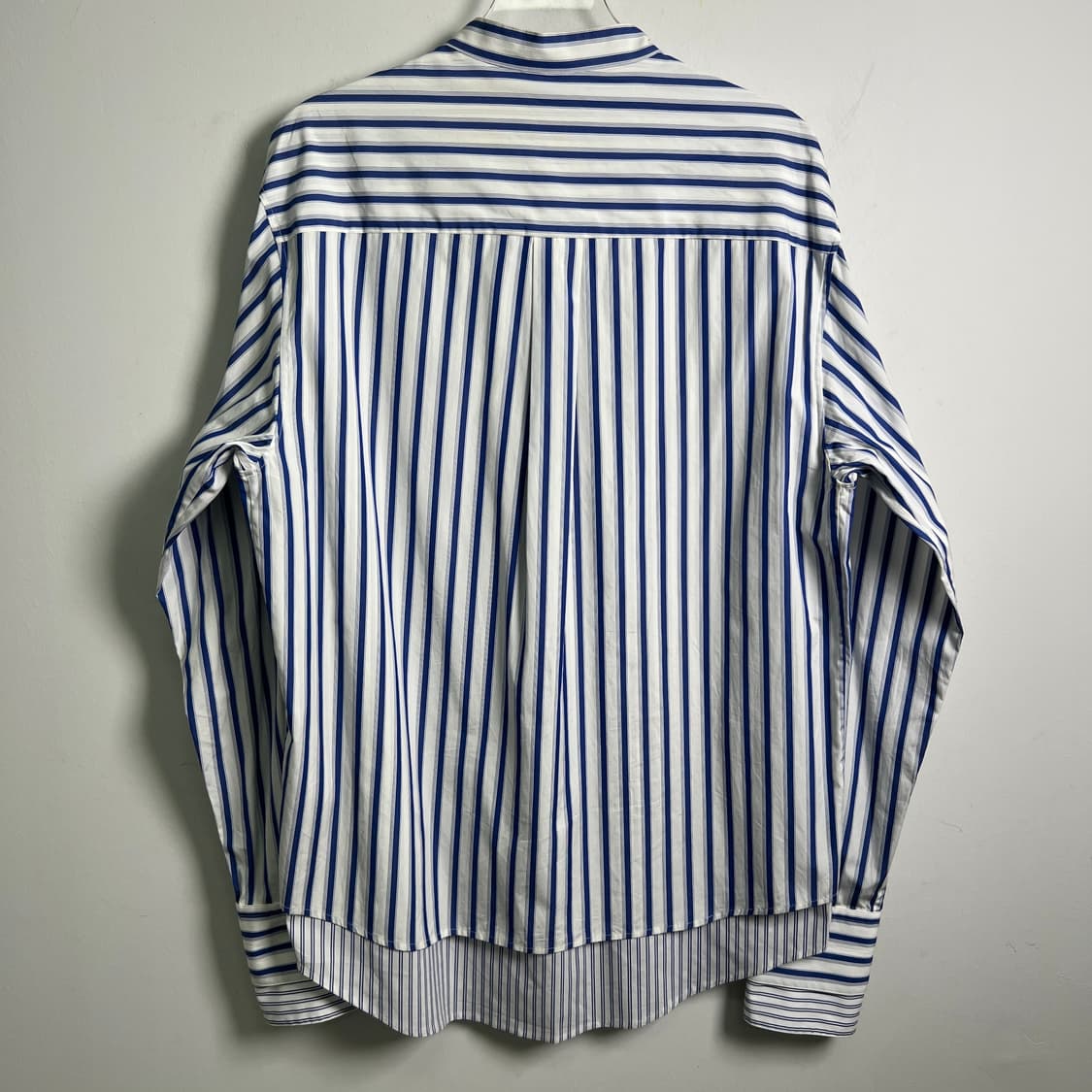 솔리드옴므 레이어드 블루 스트라이프 셔츠 48 상품이미지6