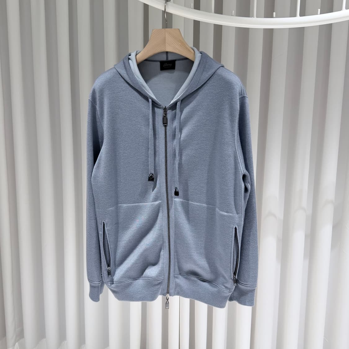 (S+/50) / 브리오니 페트롤리엄 블루 캐시미어 실크 코튼 리버시블 상품이미지2