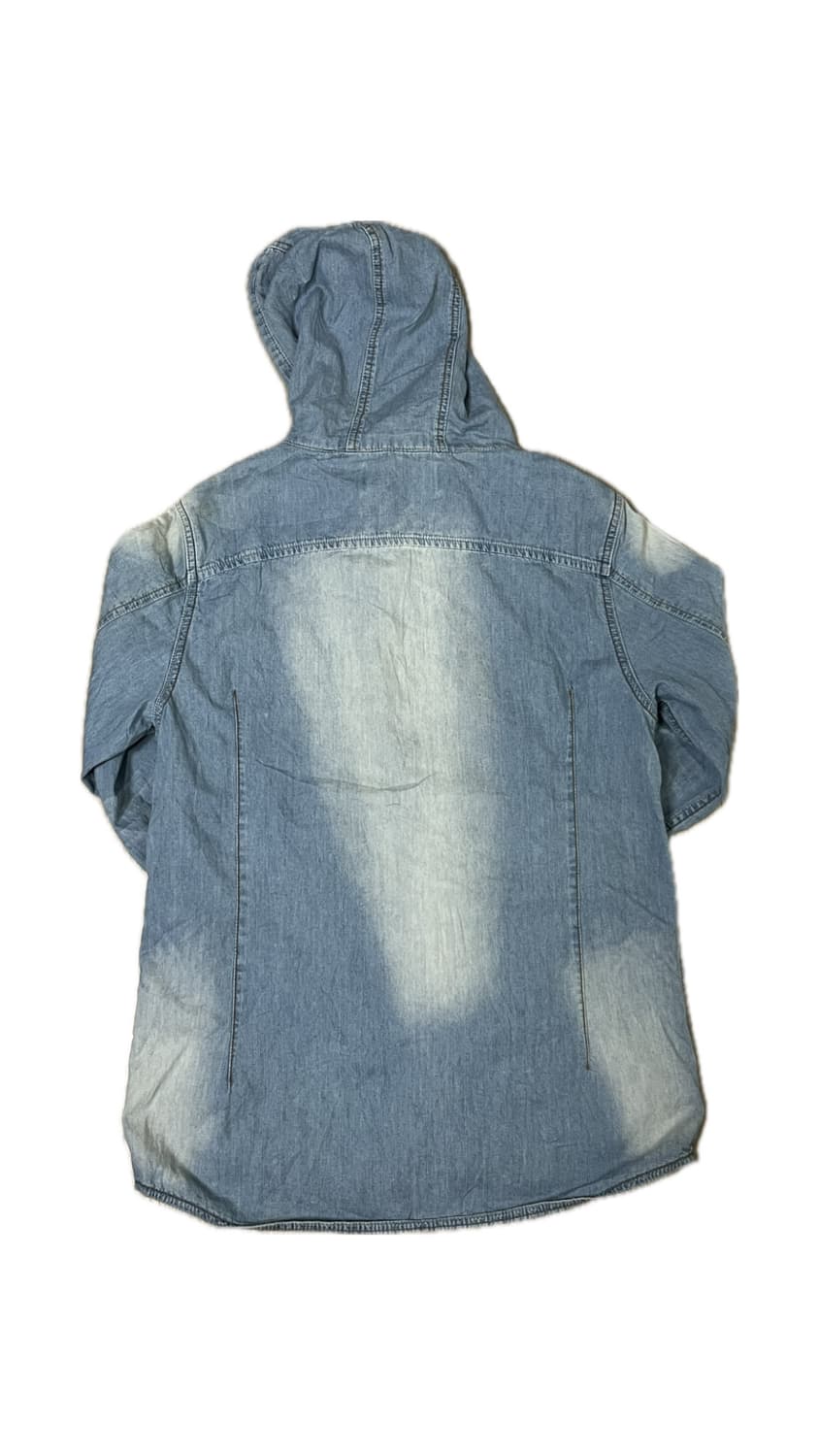 Native lounge 연청 워싱 후드 셔츠 상품이미지6