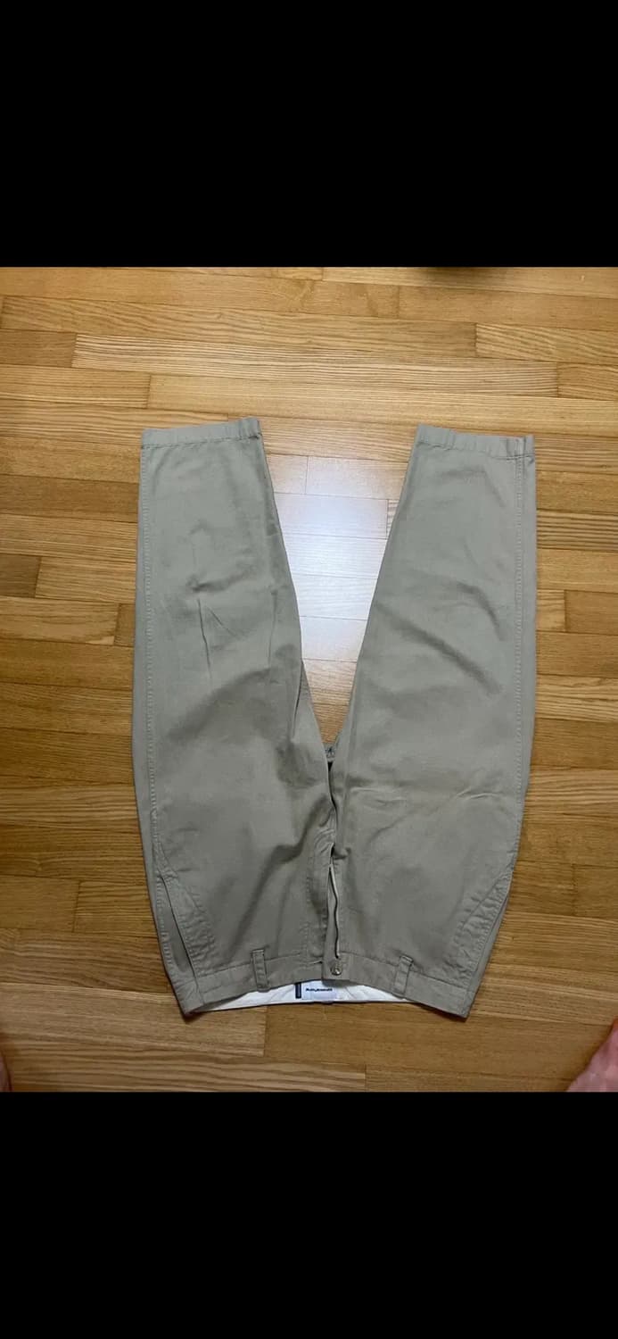 에스피오나지 Wide Officer Pants Beige M 상품이미지4