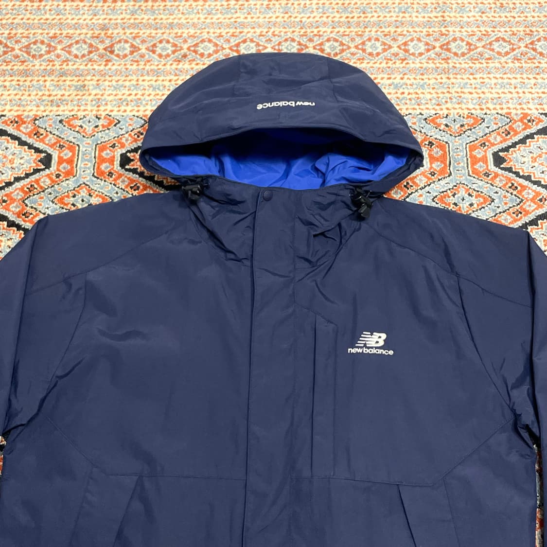 뉴발란스 네이비 윈드브레이커 바람막이 점퍼 남성M 상품이미지2