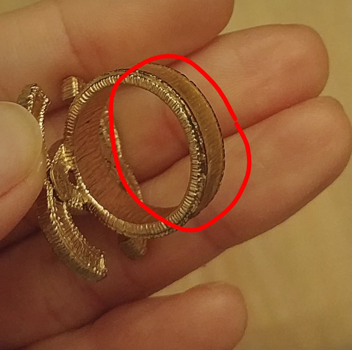 샤넬Chanel 빈티지 2006 FW/크리스탈 CC로고 링 상품이미지8