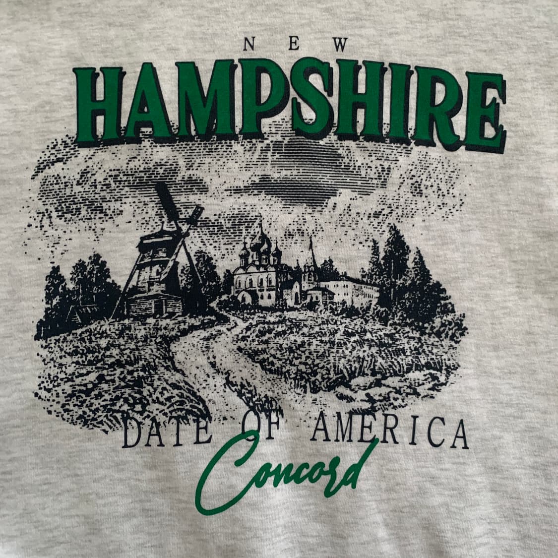 Dtm 햄프셔 레터링 루즈핏 남여공용 맨투맨 상품이미지4