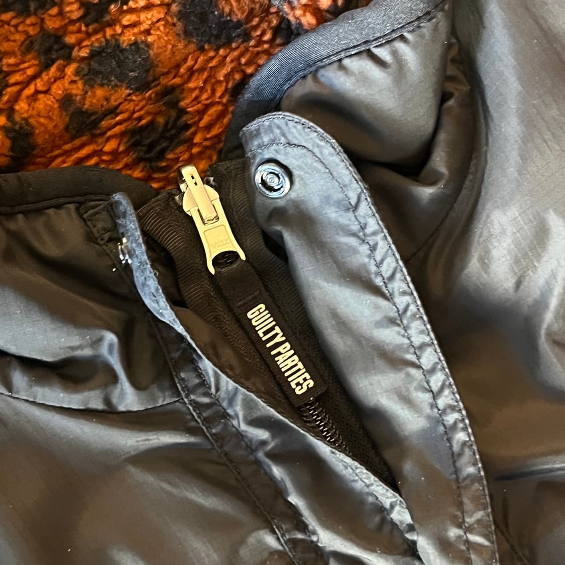 외코마리아 레오파드 리버시블 자켓 상품이미지5