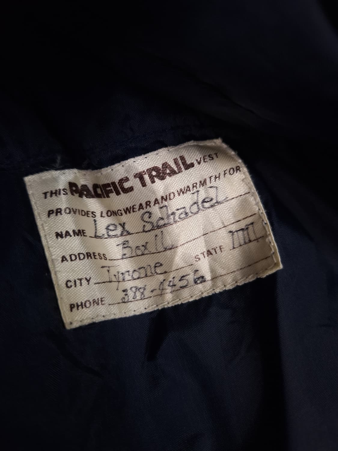 오리지날 70's 퍼스픽트레일 데님 웨스턴 다운 베스트 상품이미지5