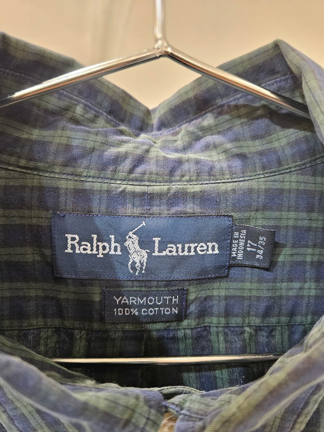 폴로랄프로렌 체크 셔츠 상품이미지4