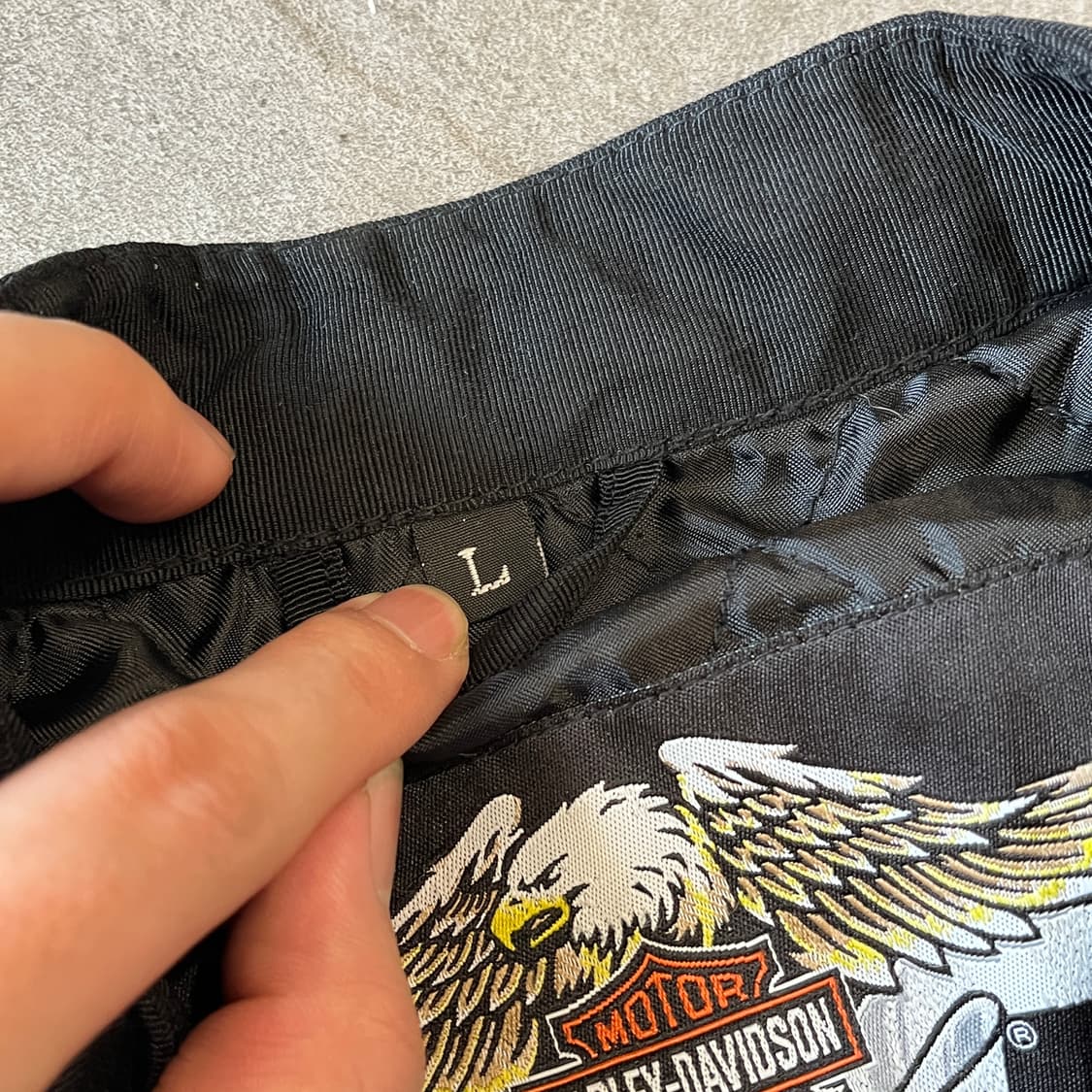할리데이비슨 정품 블랙 바이커 바람막이 자켓 상품이미지8