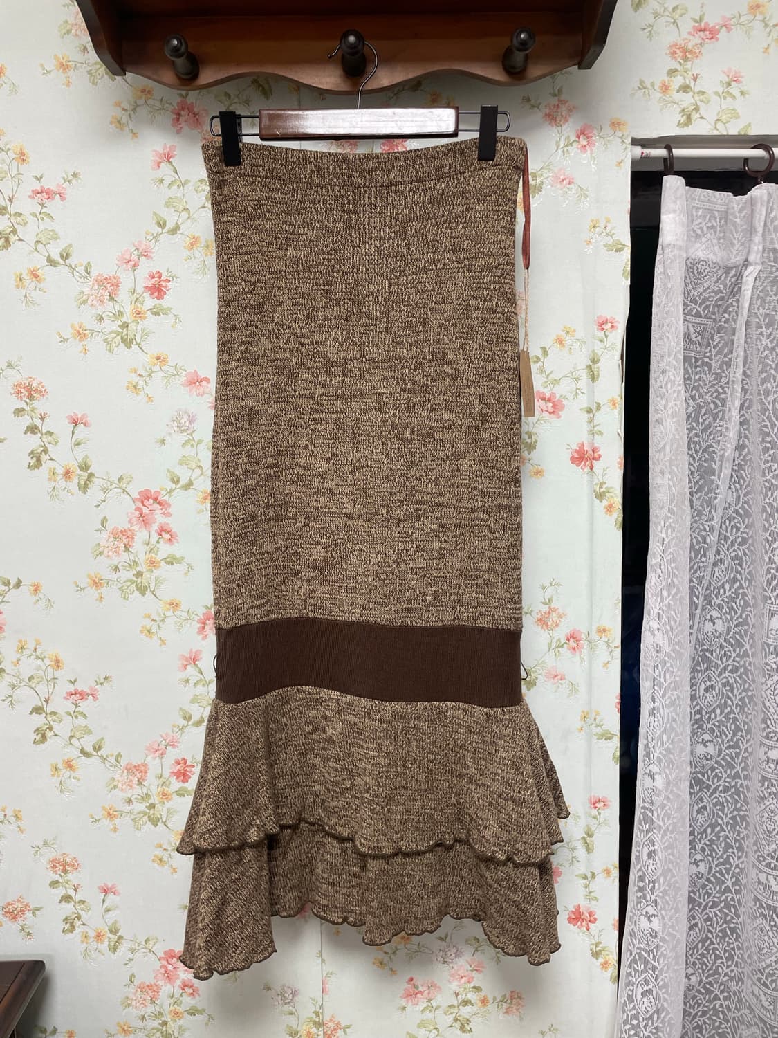 니트 머메이드 롱스커트 상품이미지1