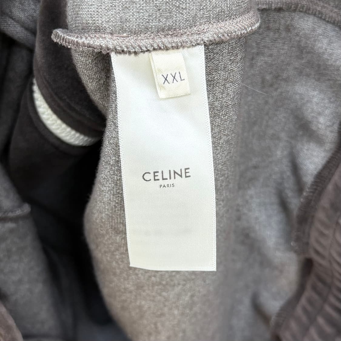 [2XL,L] 셀린느 트리오페 벨벳 트랙 자켓 집업 셋업 브라운 상품이미지4