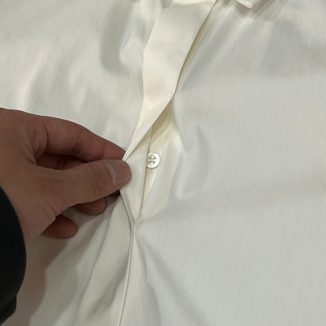  질샌더 히든 버튼 하프 셔츠 y16017 상품이미지4