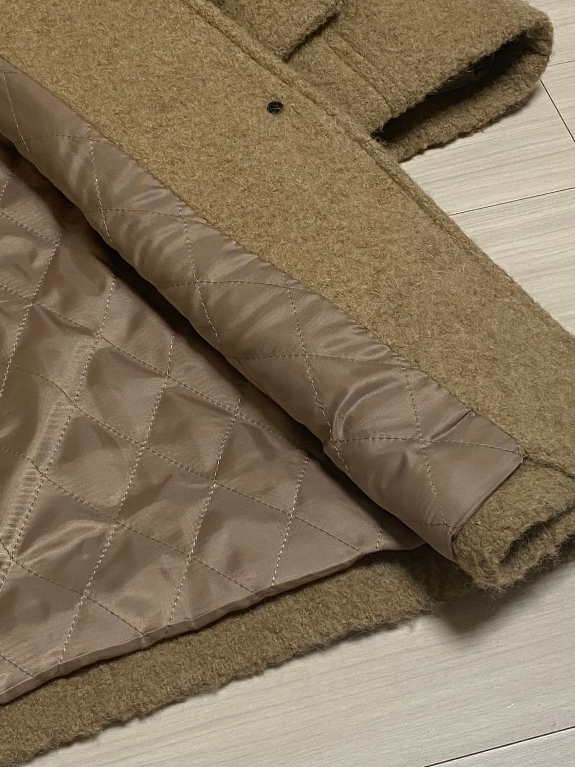 던스트 알파카 맥 코트(카멜) s 판매합니다 상품이미지6