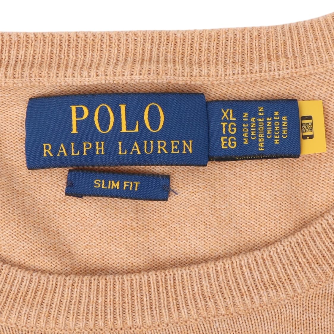 폴로 랄프로렌 qr 베이지 라운드 니트 상품이미지8