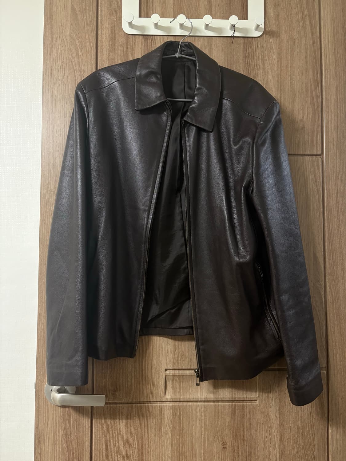 리얼양가죽 자켓 L 브라운 상품이미지2