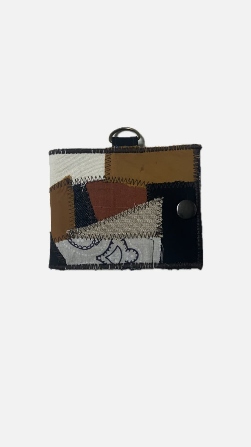 Tot0_ [Levis patchwork half wallet] 상품이미지1