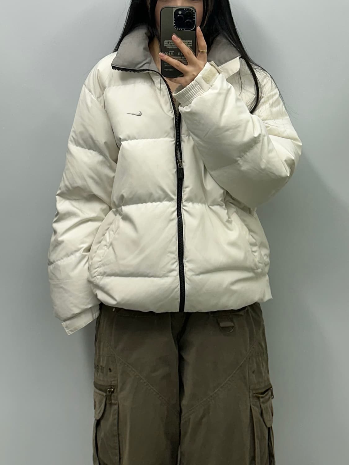 나이키 00s 뉴챔프 화이트 패딩  상품이미지1