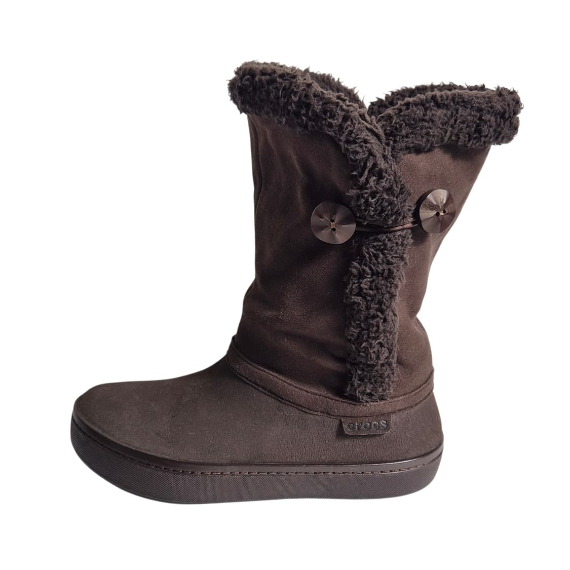 230-235) CROCS 크록스 모데사 스웨이드 버튼 부츠 상품이미지3