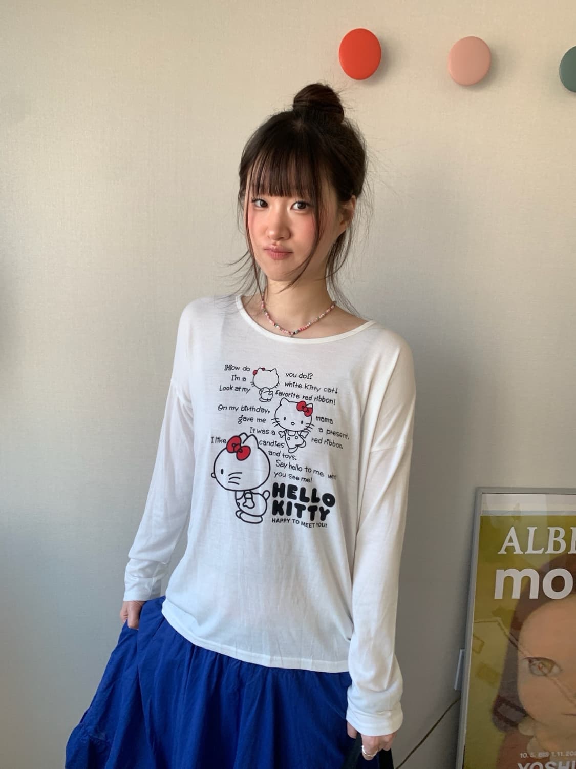 hello kitty printing top 상품이미지1