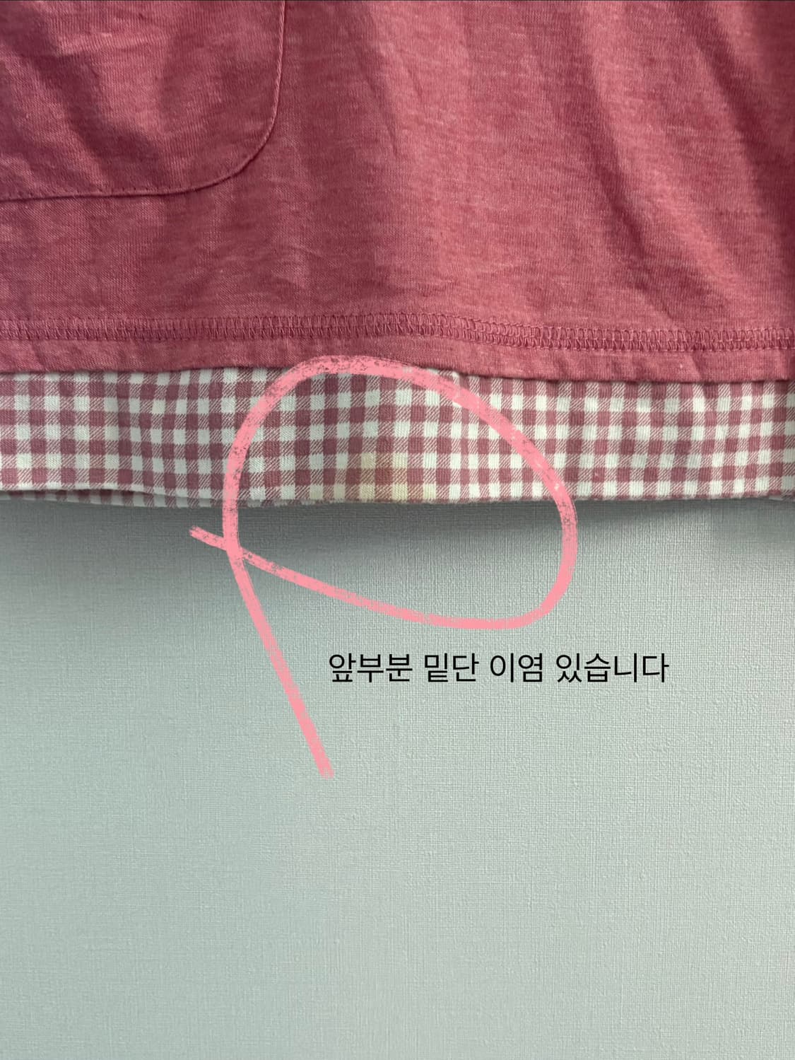 핑크 티셔츠 상품이미지5