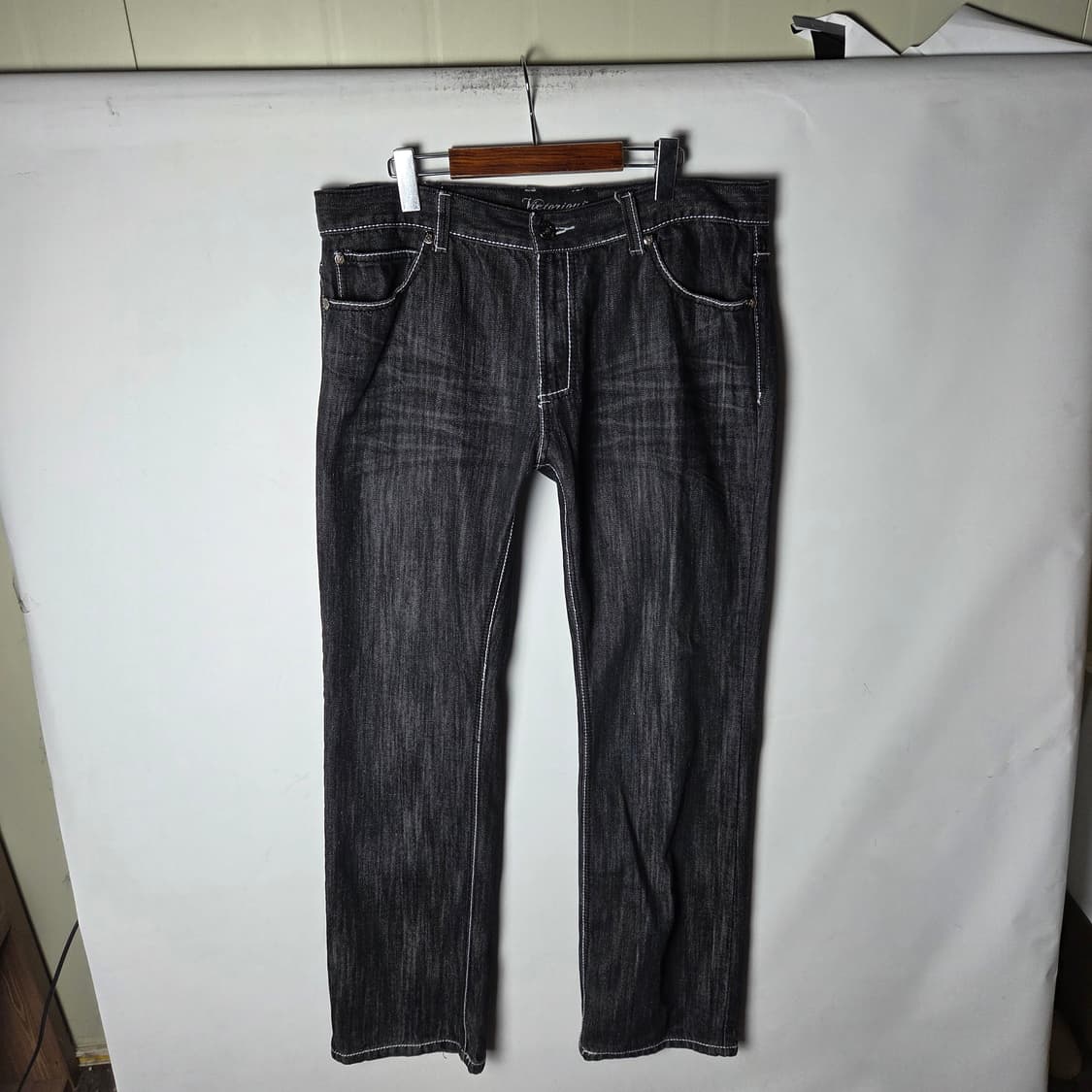 [Victorious] 빅토리어스 이글윙 십자 데님팬츠 상품이미지2