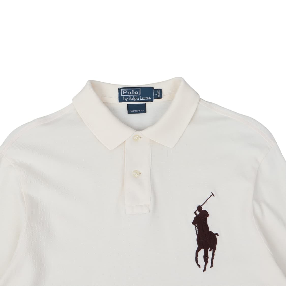 폴로 랄프로렌 아이보리 빅포니 pk 롱슬리브 티셔츠 상품이미지2