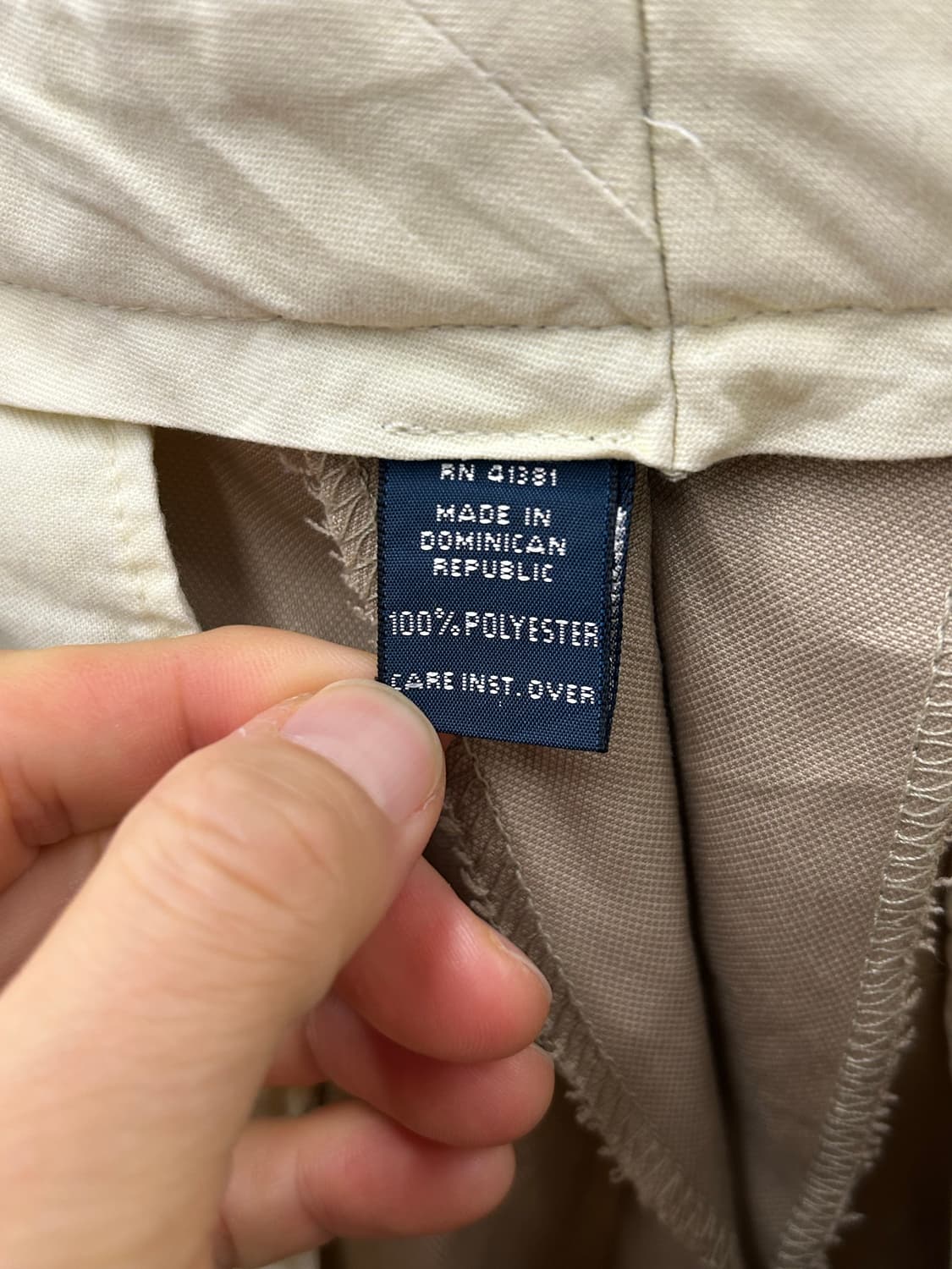 polo 폴로 랄프로렌 남성 핀턱 바지 베이지 상품이미지5