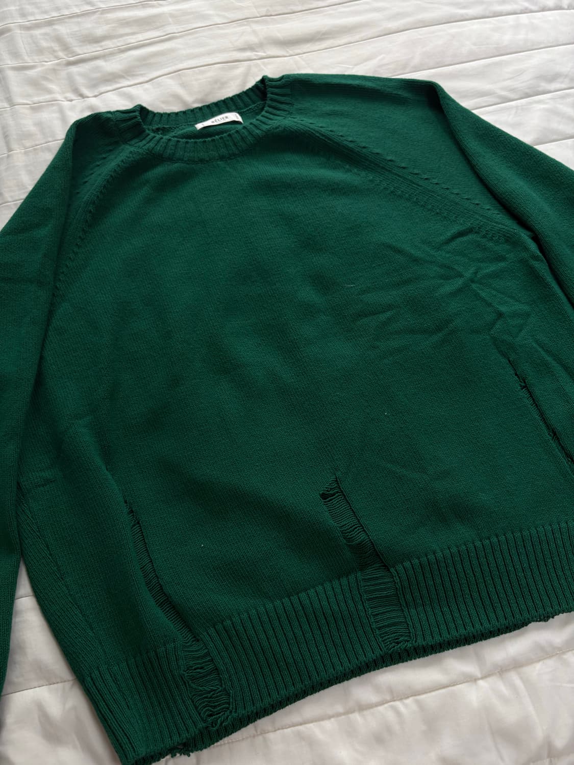 BELIER 니트 그린  상품이미지3