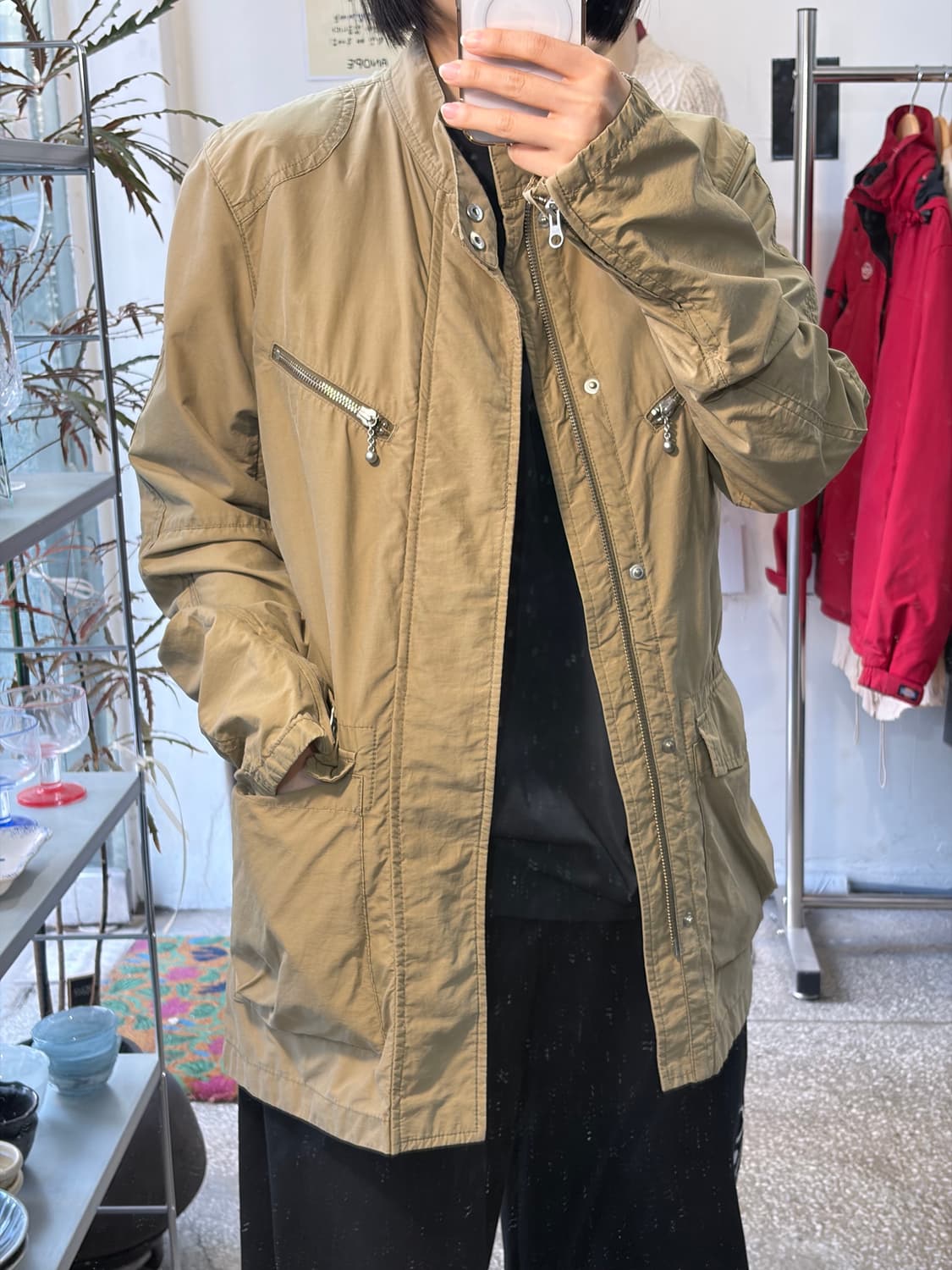 Fubu 베이지브라운 나일론 자켓 상품이미지2