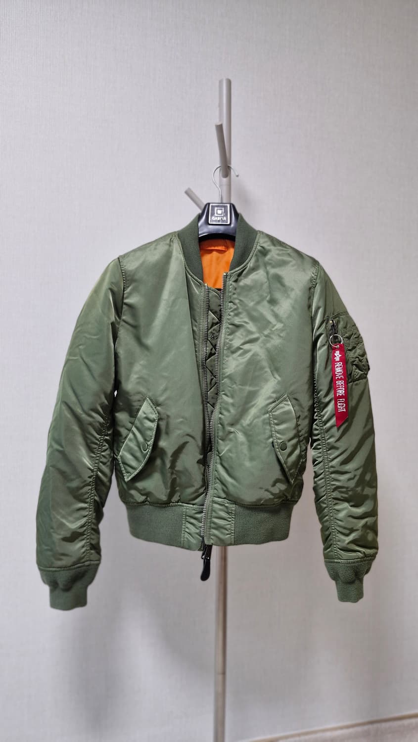 알파인더스트리 MA-1 카키 S 상품이미지1