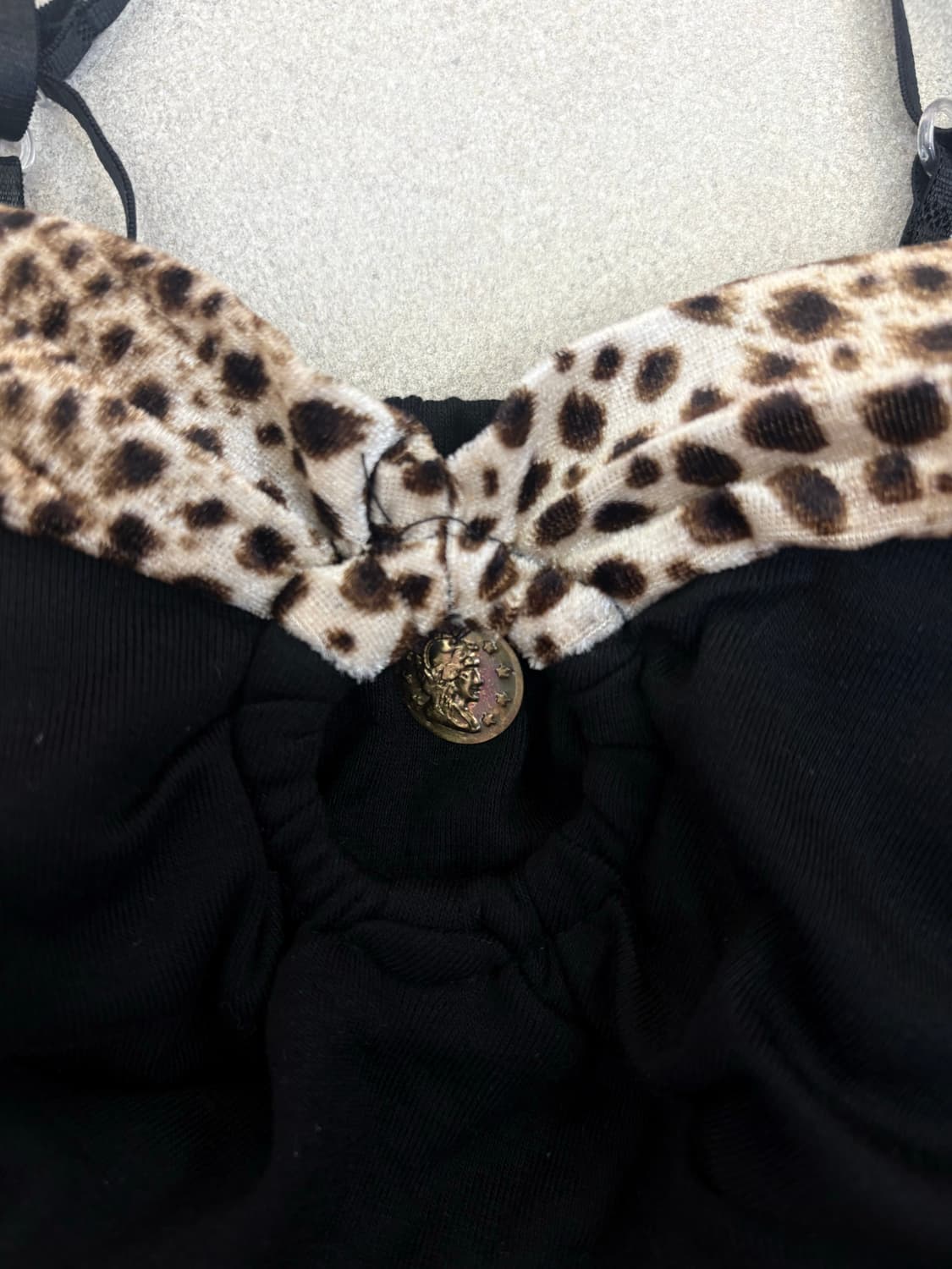 호피 언발 슬리브원피스 상품이미지4