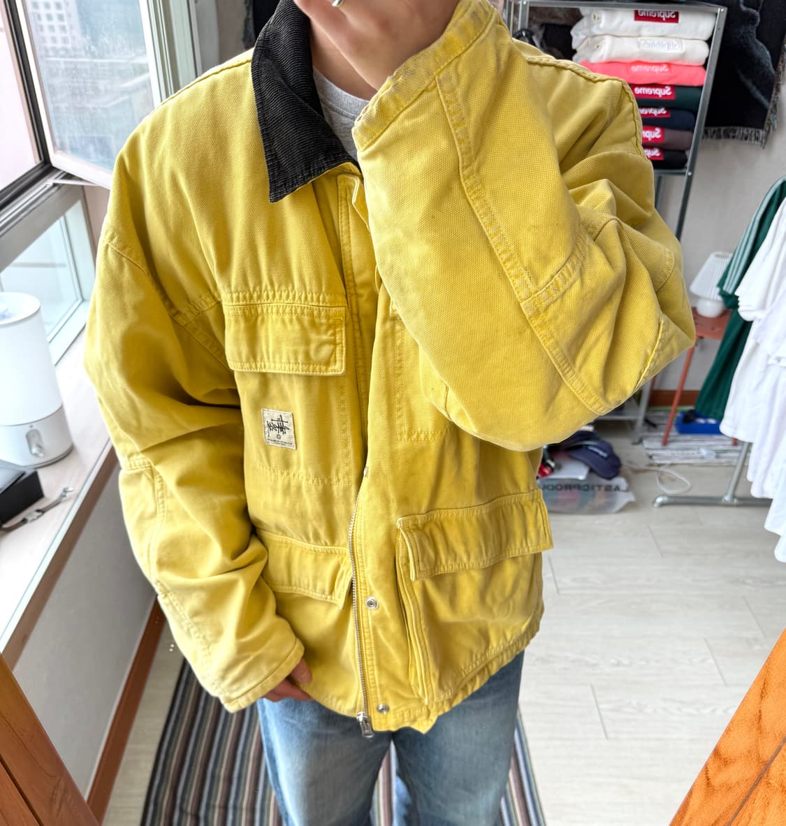 스투시 워시드 캔버스 워크 자켓 상품이미지1