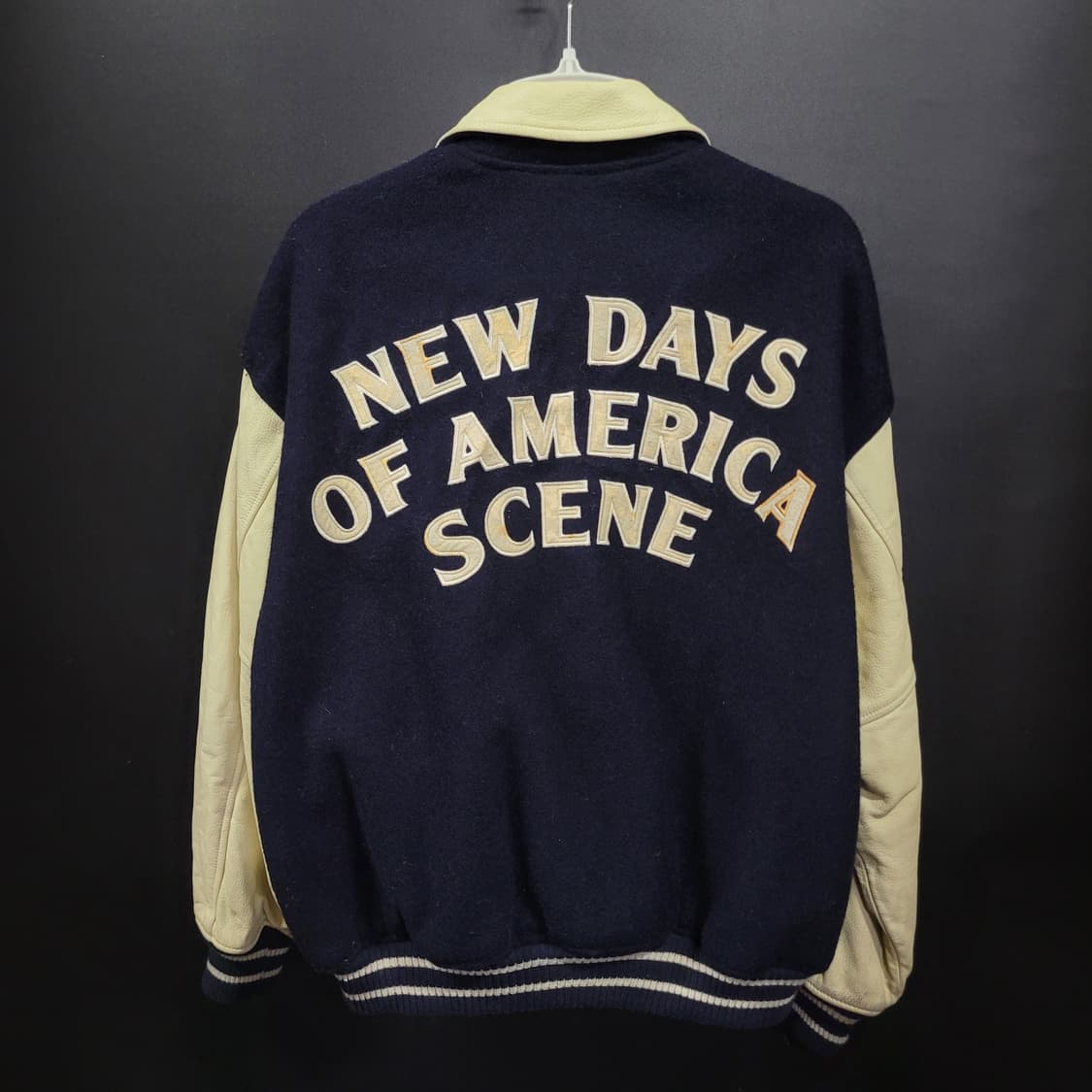 SCENE 80s 울 레더 초빈티지 바시티 자켓 스타디움 자켓  상품이미지4