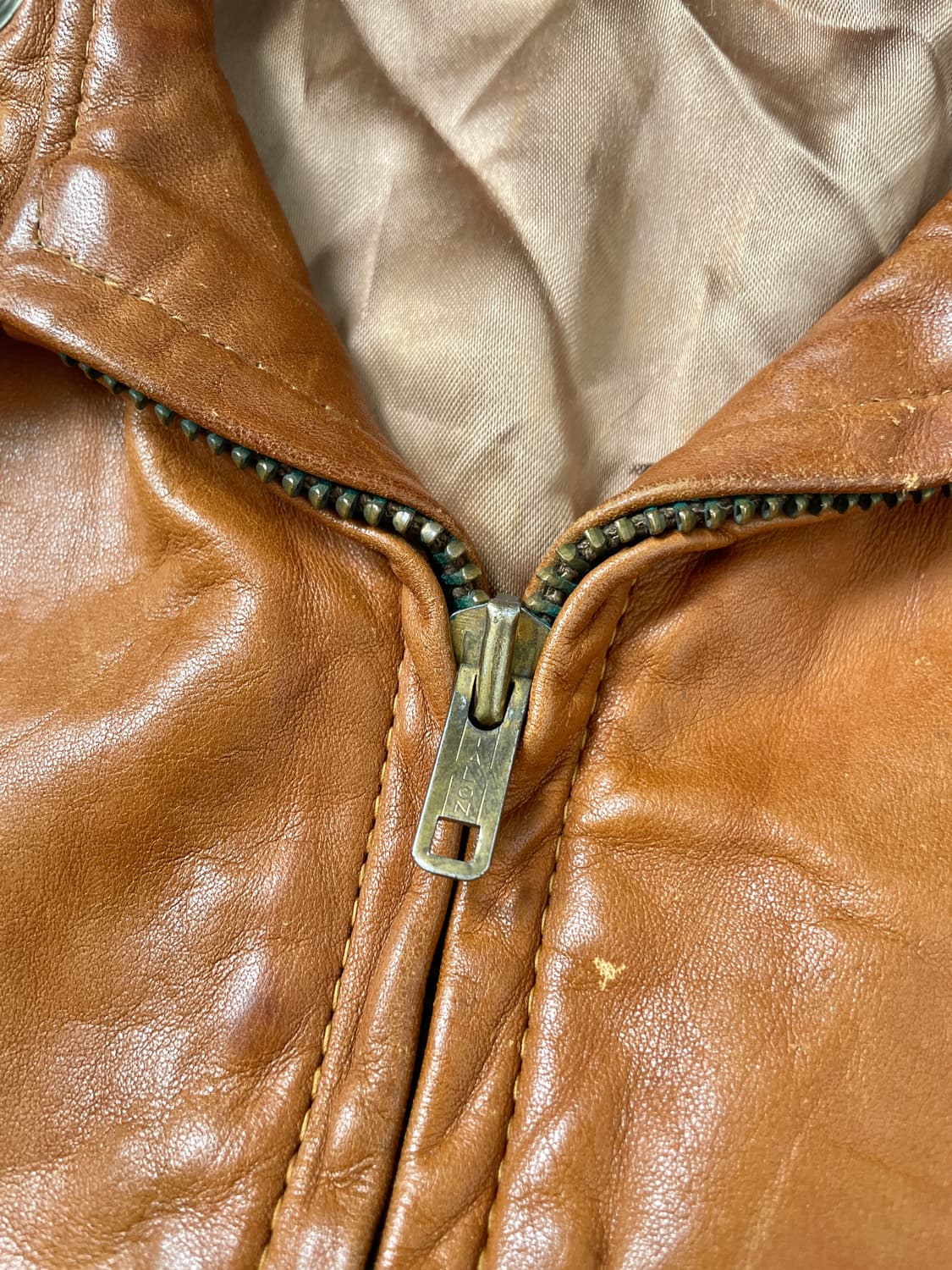 70s north beach Leatehr Jacket 상품이미지5