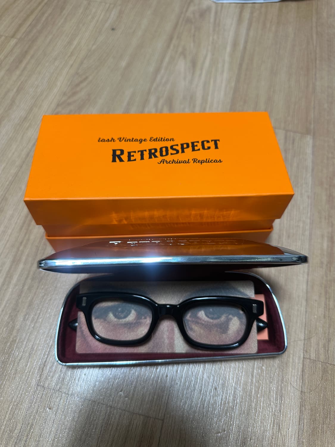 래쉬 RALPH 블랙 안경 새상품 상품이미지1