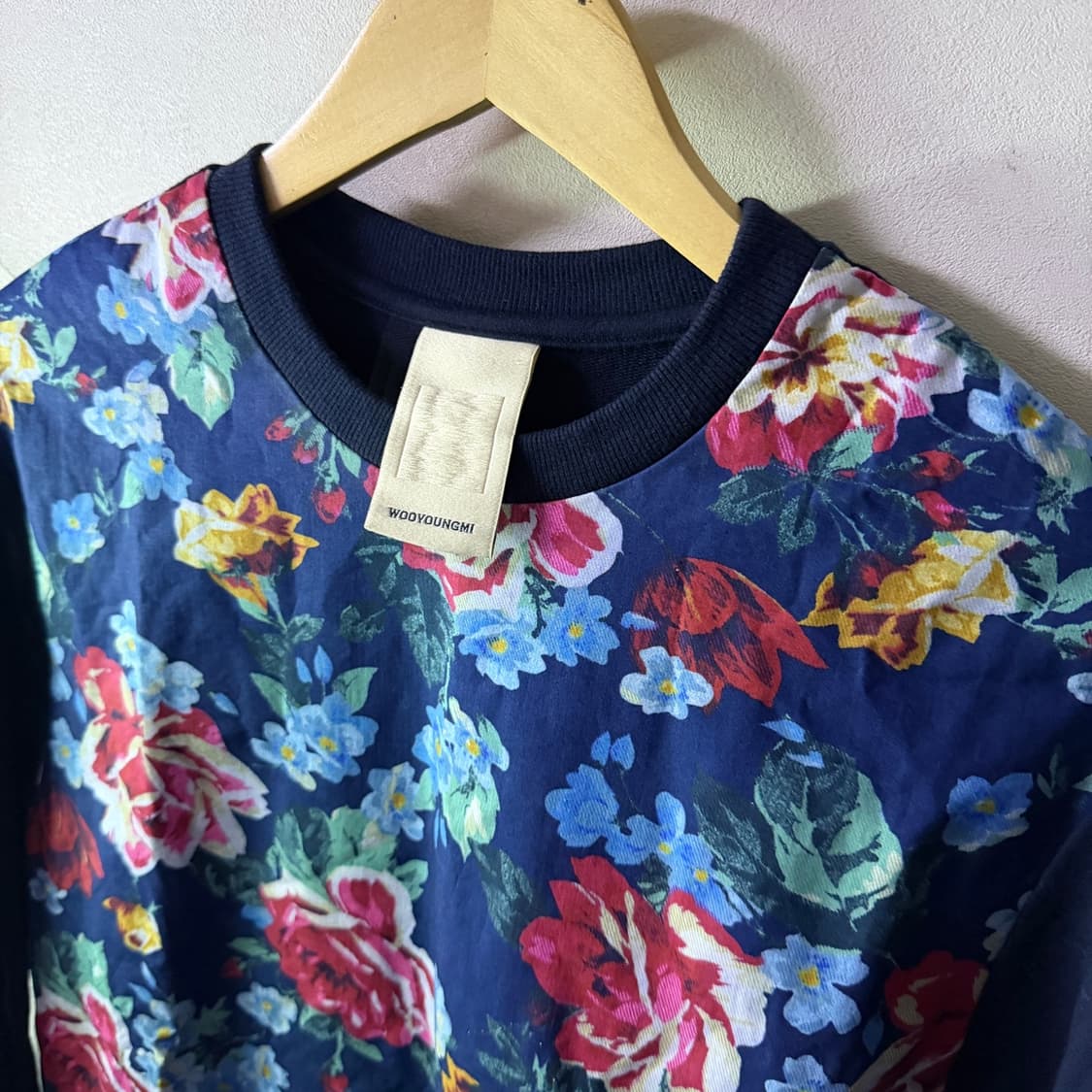 우영미 플로럴 스웨트 맨투맨 46 (남성 90, 여성 66정도) 상품이미지2