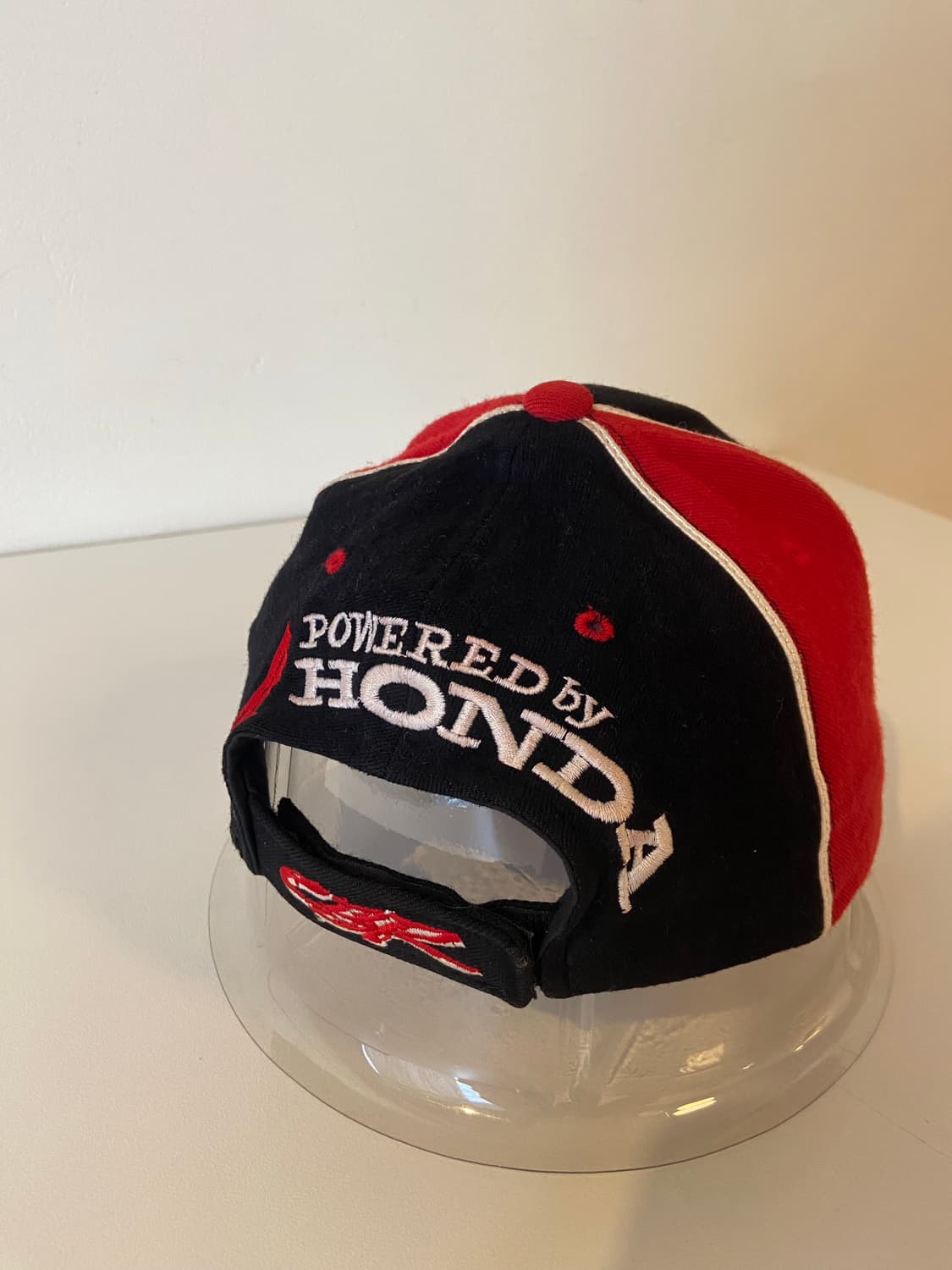 혼다 HONDA 볼캡 모자 블랙/레드 상품이미지3