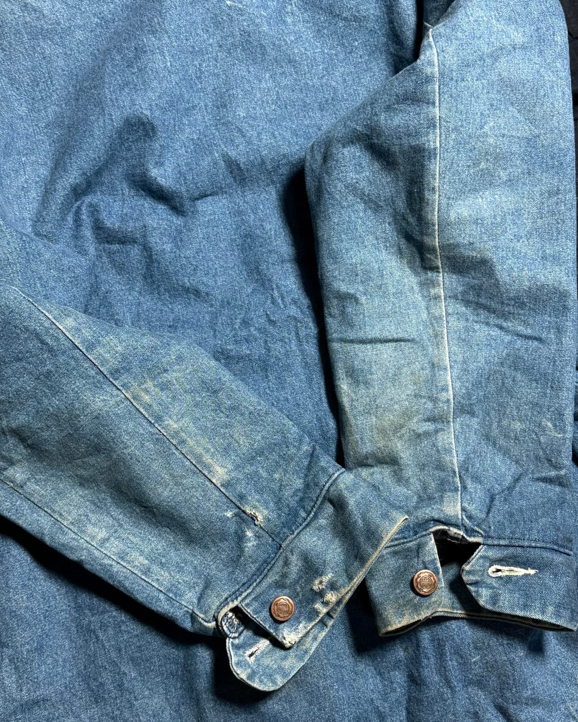 70-80‘s 빅밴 by 랭글러 블랑캣 라인드 데님 초어 자켓 44 상품이미지7