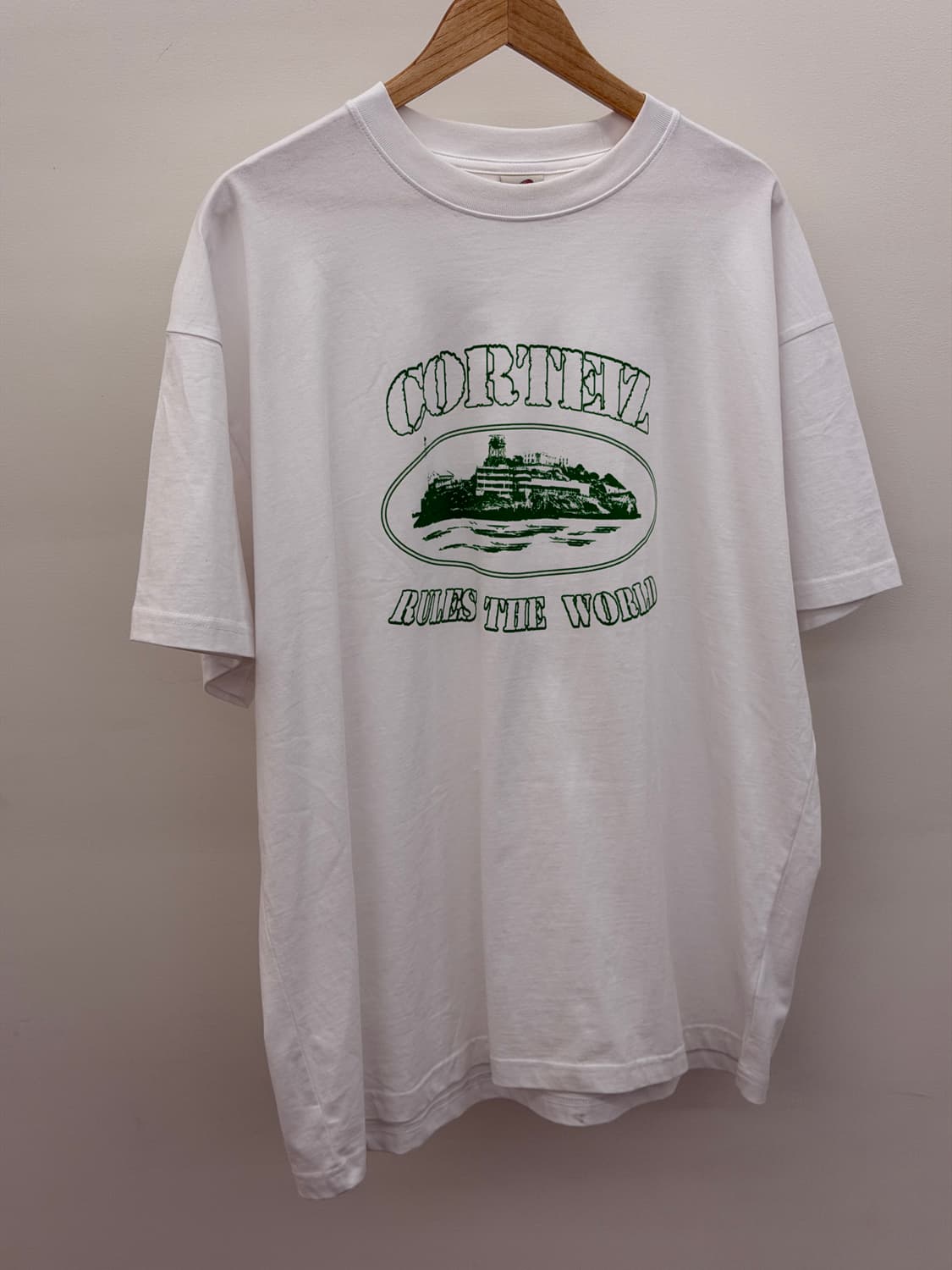 코르테이즈 OG 알카트라즈 티셔츠 뉴 블랭크 화이트 그린(XL) 상품이미지1
