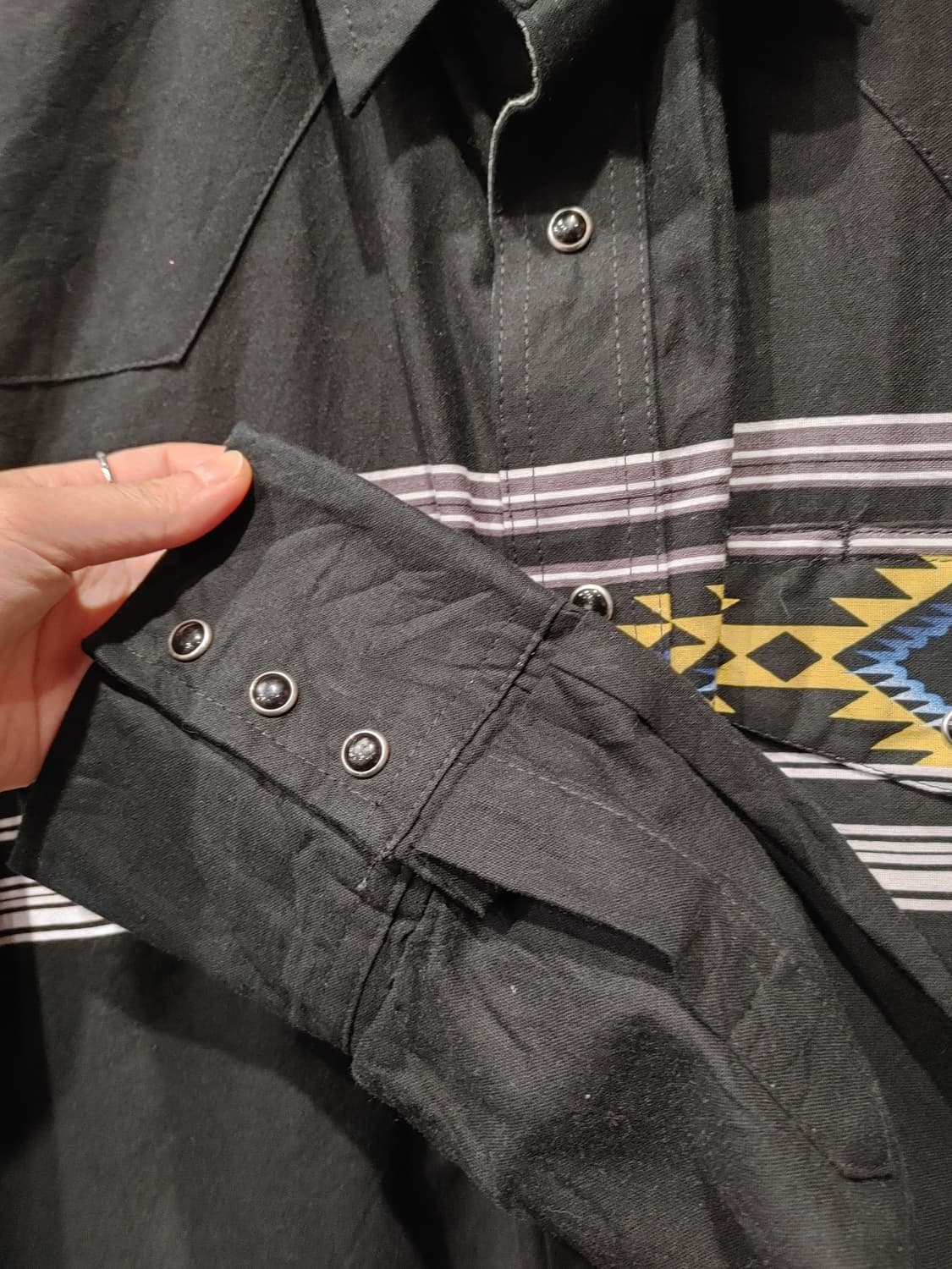 무배) 랭글러 웨스턴 나바호 프린팅 셔츠 - M 상품이미지4