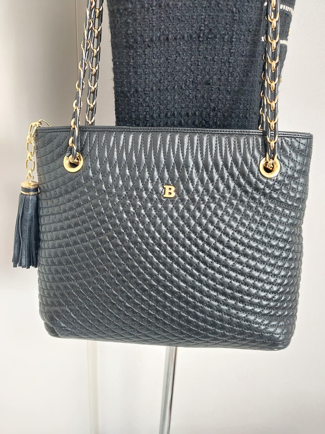 발리 빈티지 퀼팅 체인 숄더백 상품이미지2