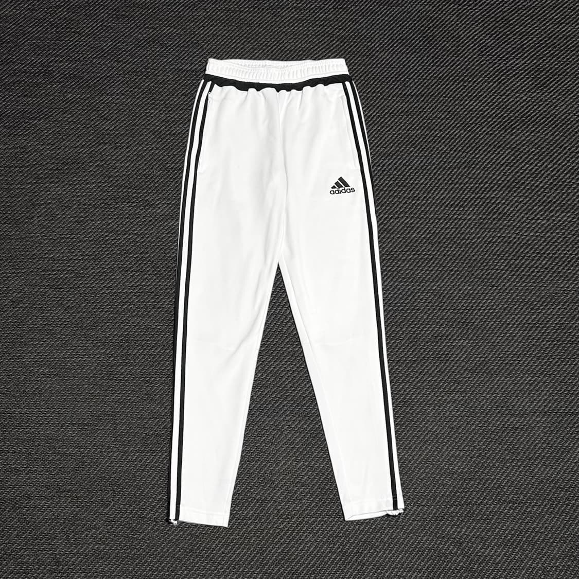 [M] adidas 아디다스 흰/검 트랙 트레이닝 팬츠 상품이미지1