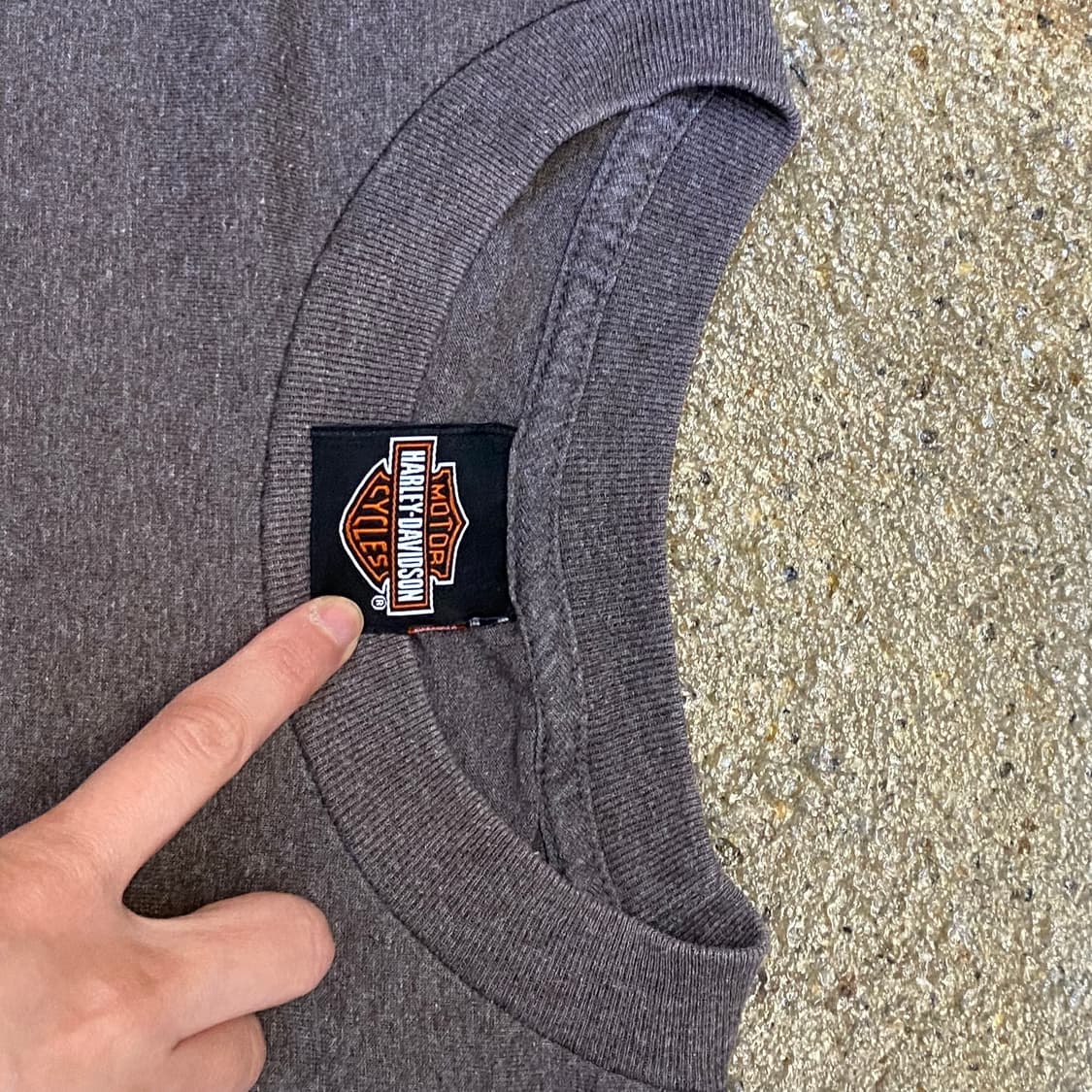 미국 빈티지 할리데이비슨 독수리 프린팅 포인트 투어티 반팔티 상품이미지5